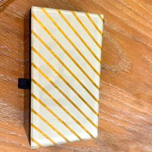 Glass white gold black box